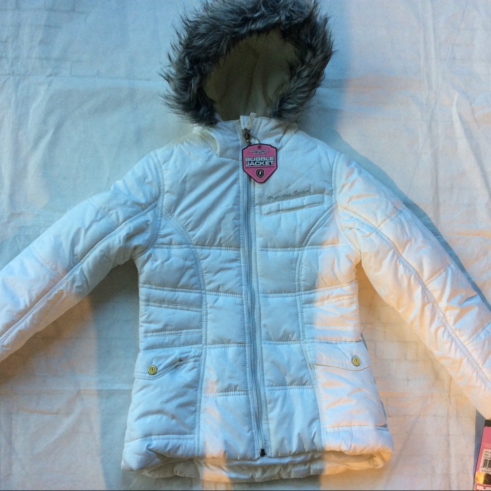NWT Macy’s Protection System Bubble Coat 10-12